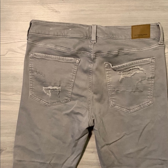 American Eagle Outfitters Gray Leggings with Stretch Fit - Picture 4 of 5